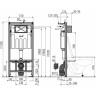 Набор инсталляции для унитаза ALCAPLAST ALCA WC ALCA AM101/1120-3:1 RU M70-0 с кнопкой белой, с сиденьем CET_WC_ALCA_AM101_1120_3_1